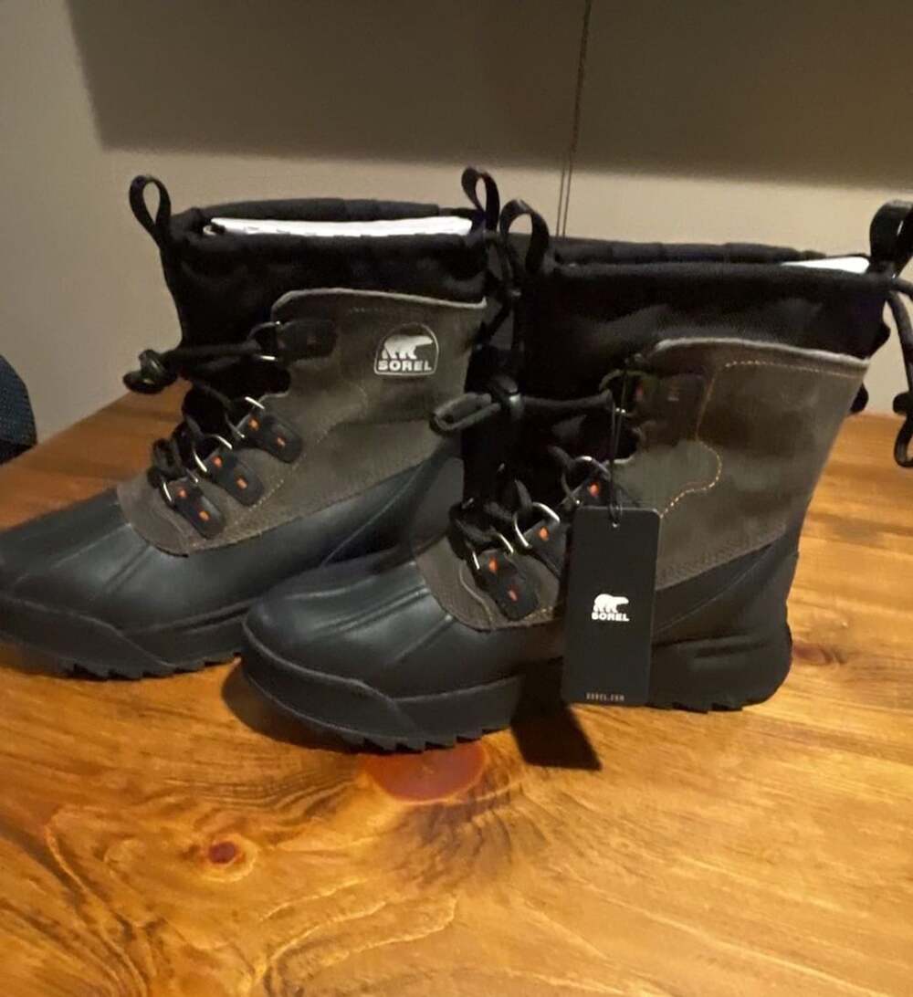 Sorel Scout 87 XT WP Men's Waterproof Insulated Boots Black Quarry mens Size 8